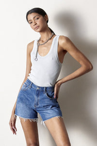 HIGH RISE MIDI SHORTS
