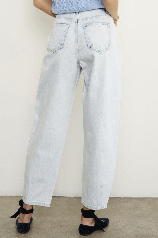 High Rise Balloon Slouch Jeans