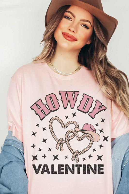 HOWDY VALENTINE GRAPHIC TEE / T-SHIRT