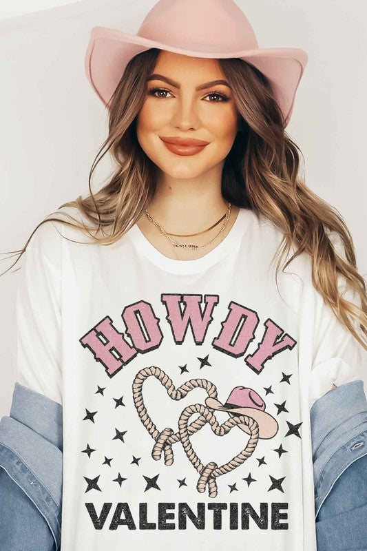 HOWDY VALENTINE GRAPHIC TEE / T-SHIRT