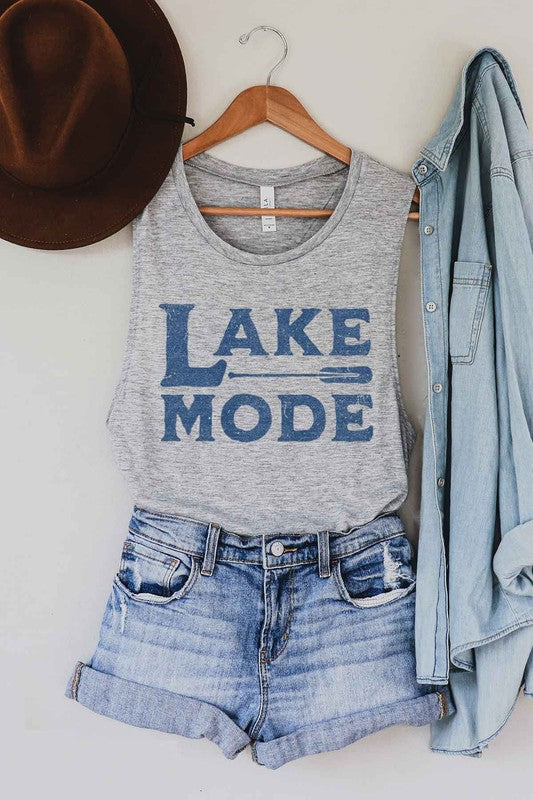 LAKE MODE GRAPHIC MUSCLE TANK