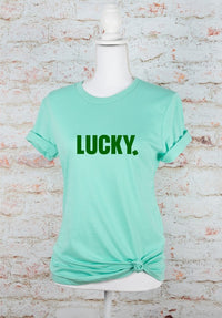Lucky Shamrock St. Patrick's Day Crew Tee