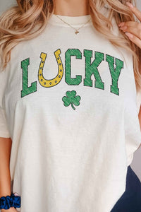 LUCKY CHARM ST PATRICKS GRAPHIC TEE