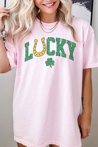 LUCKY CHARM ST PATRICKS GRAPHIC TEE