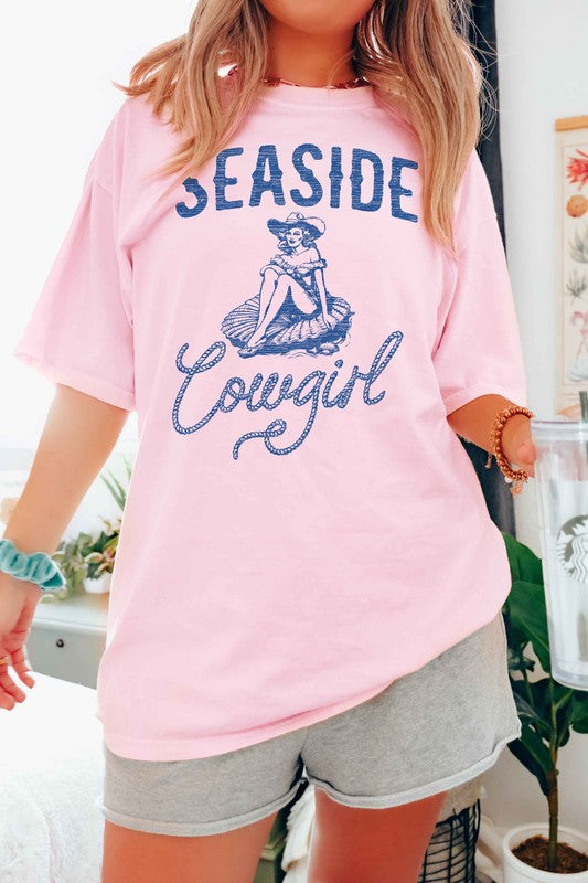 SEASIDE COWGIRL WESTERN GRAPHIC TEE