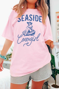 SEASIDE COWGIRL WESTERN GRAPHIC TEE