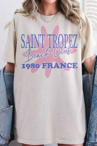 SAINT TROPEZ BEACH CLUB GRAPHIC TEE