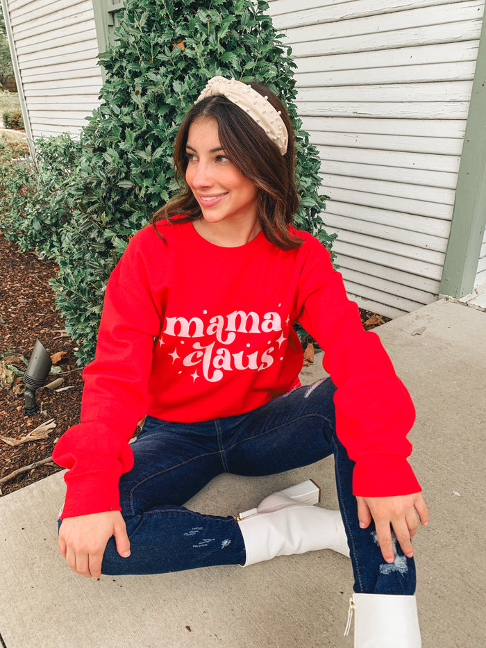 Mama Clause Crewneck Sweatshirt