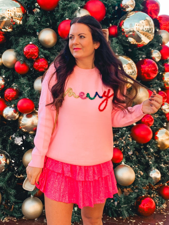 Best seller! Merry Letter Christmas Sweater