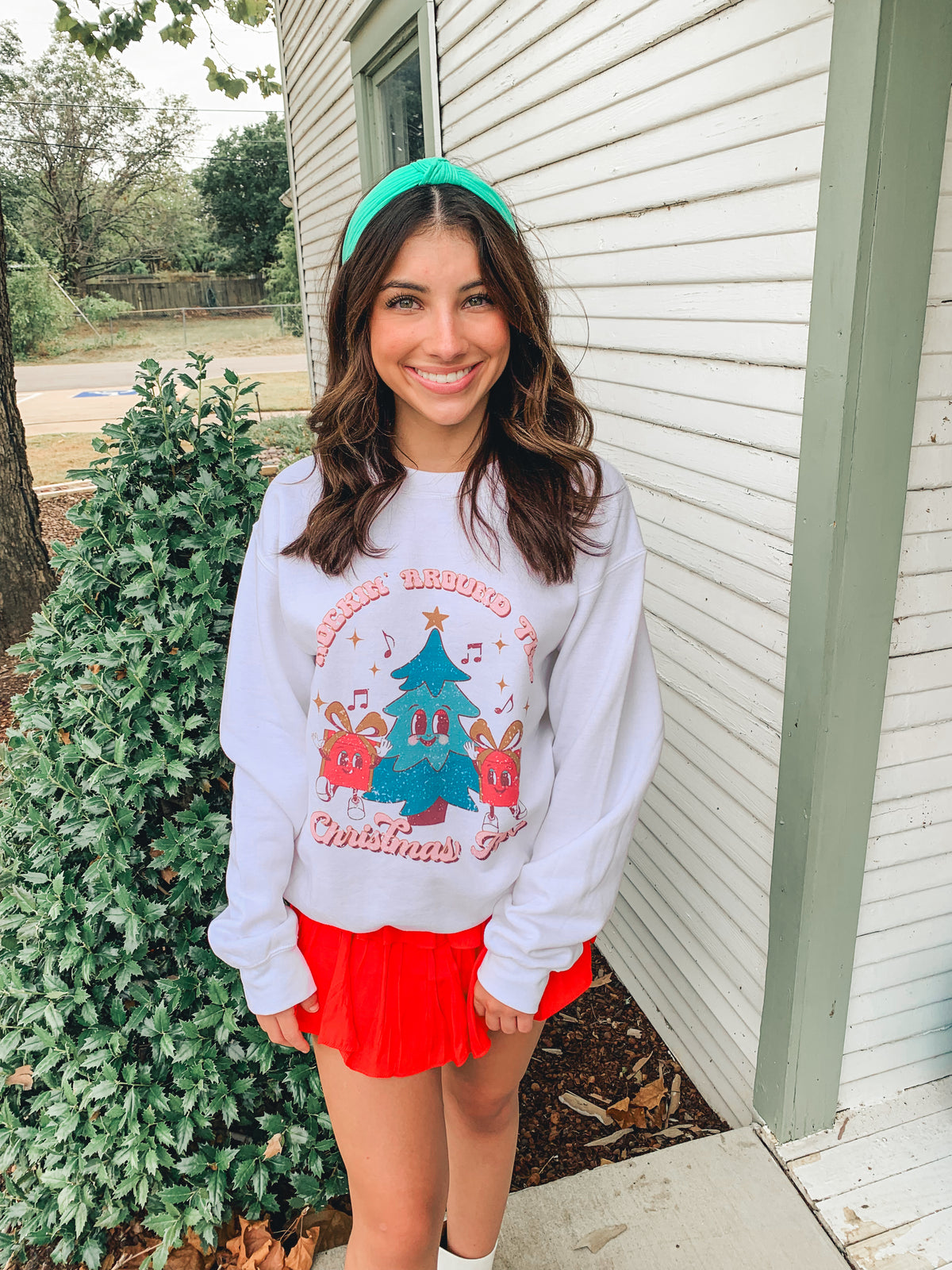 Rockin’ Around The Christmas Tree Crewneck Sweatshirt