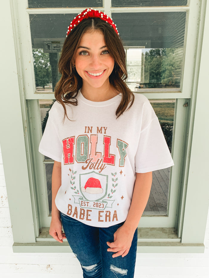 In My Holly Jolly Babe Era Tee