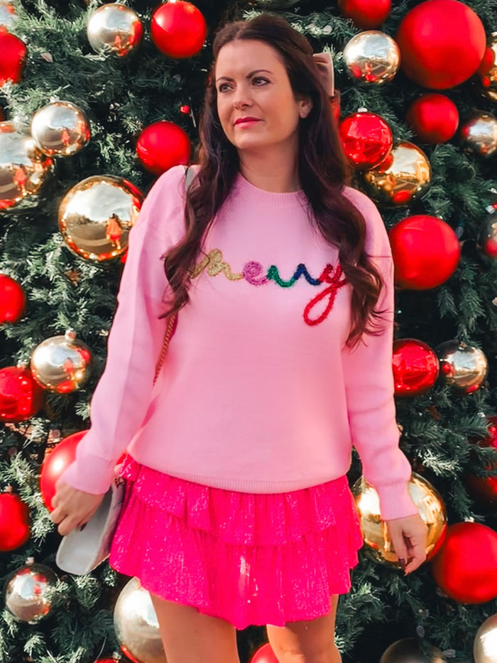 Best seller! Merry Letter Christmas Sweater