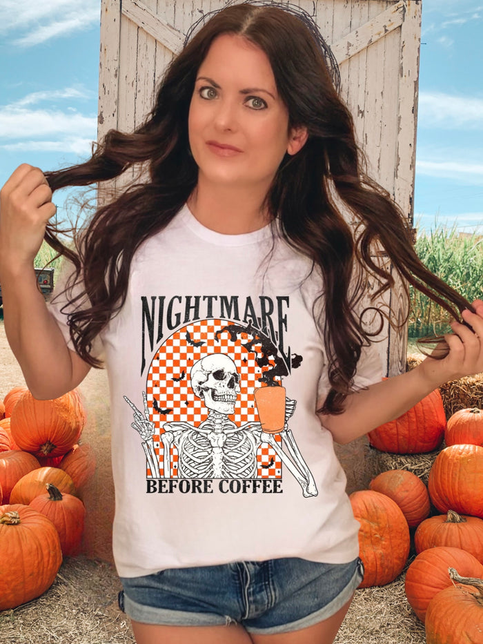 Best seller! Nightmare Before Coffee Tee