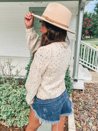 Crop multicolor Sweater