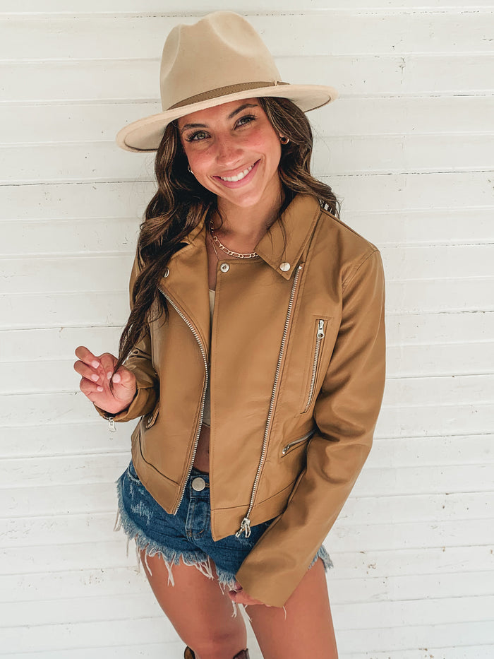 Camel Moto Jacket