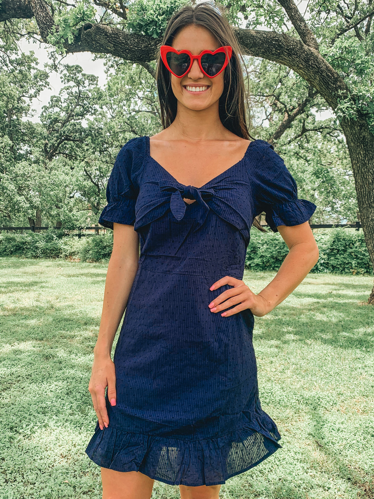 Short Puff Sleeve Dress