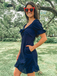Short Puff Sleeve Dress