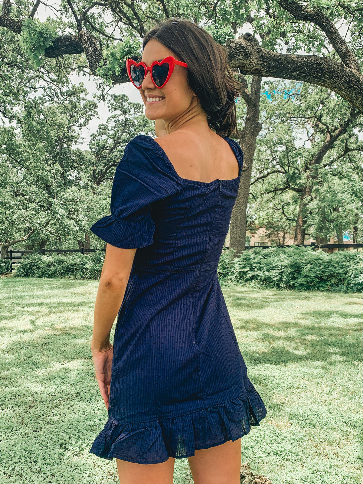 Short Puff Sleeve Dress