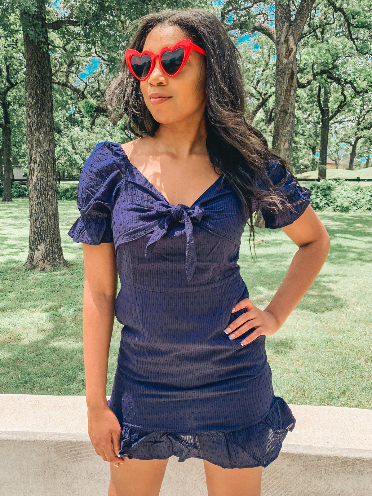 Short Puff Sleeve Dress
