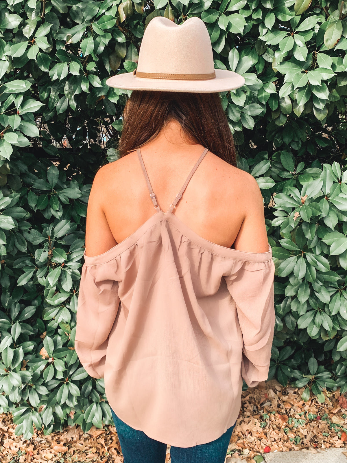 COCO SOLID OFF THE SHOULDER TOP WITH STRAP DETAIL