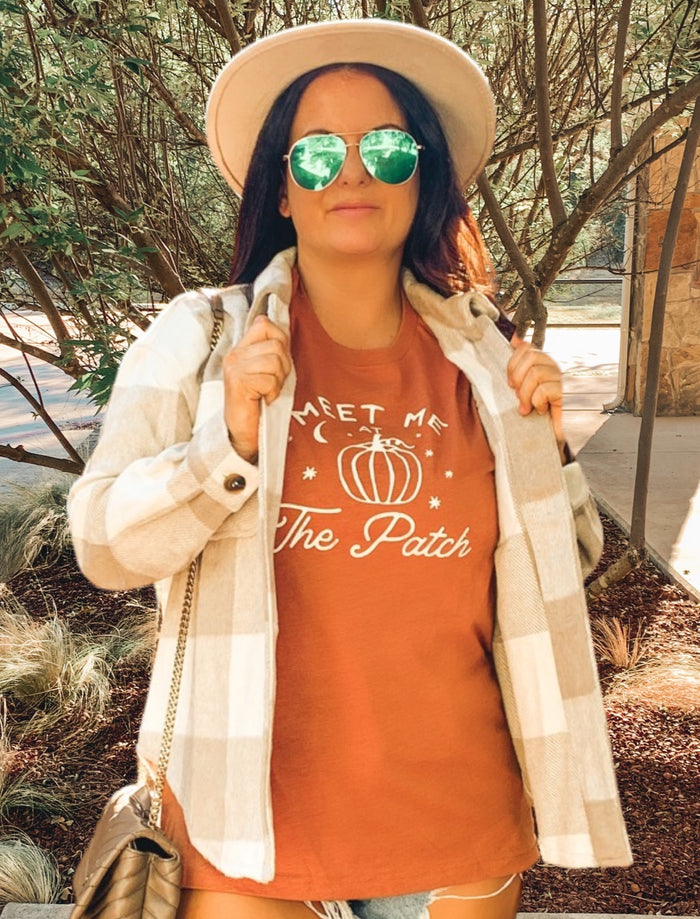 Best seller! MEET ME AT THE PATCH GRAPHIC TOP