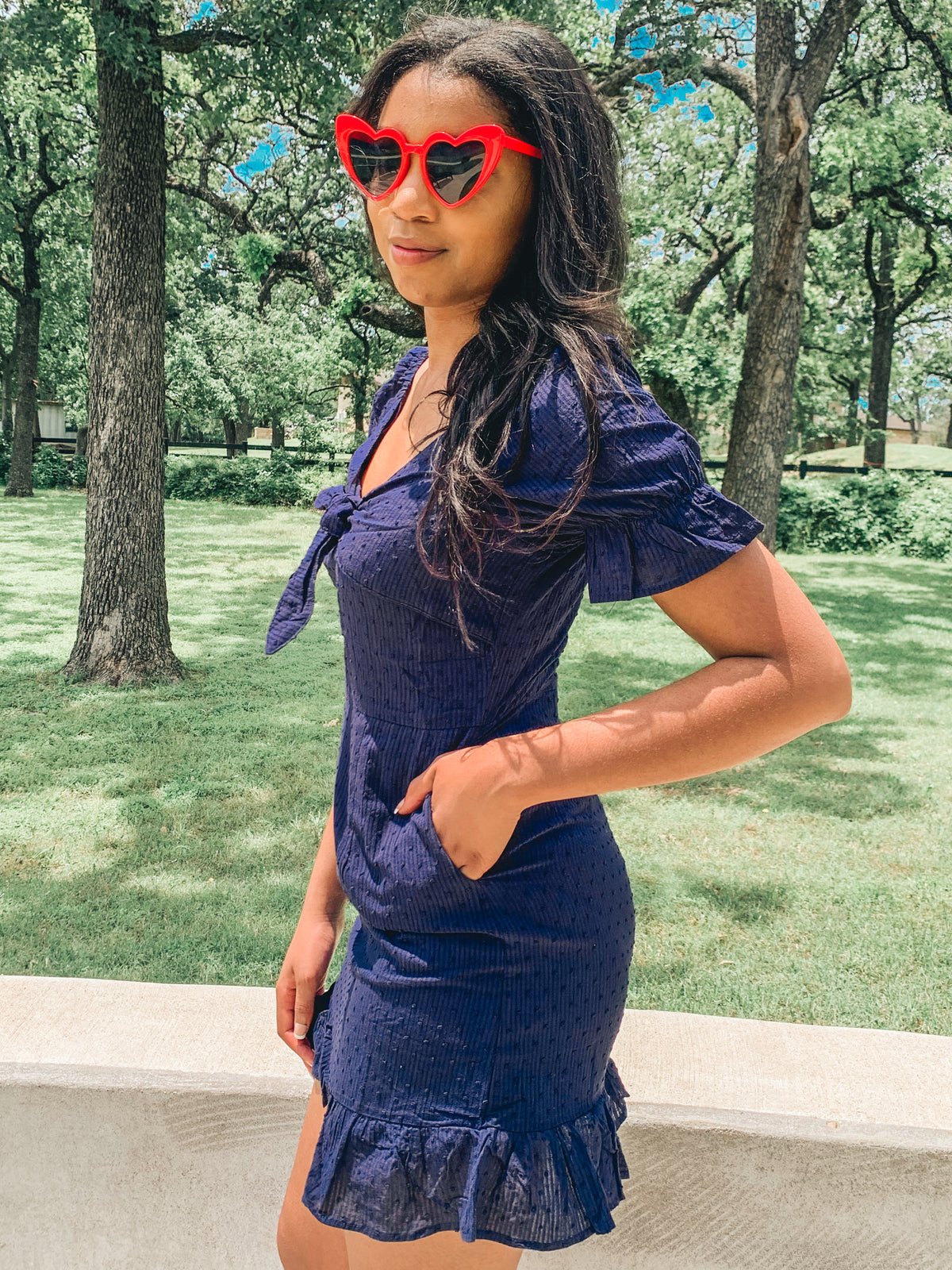 Short Puff Sleeve Dress