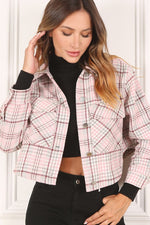 Pink plaid