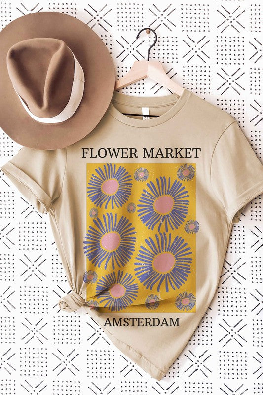 FLOWER MARKET AMSTERDAM Graphic T-Shirt