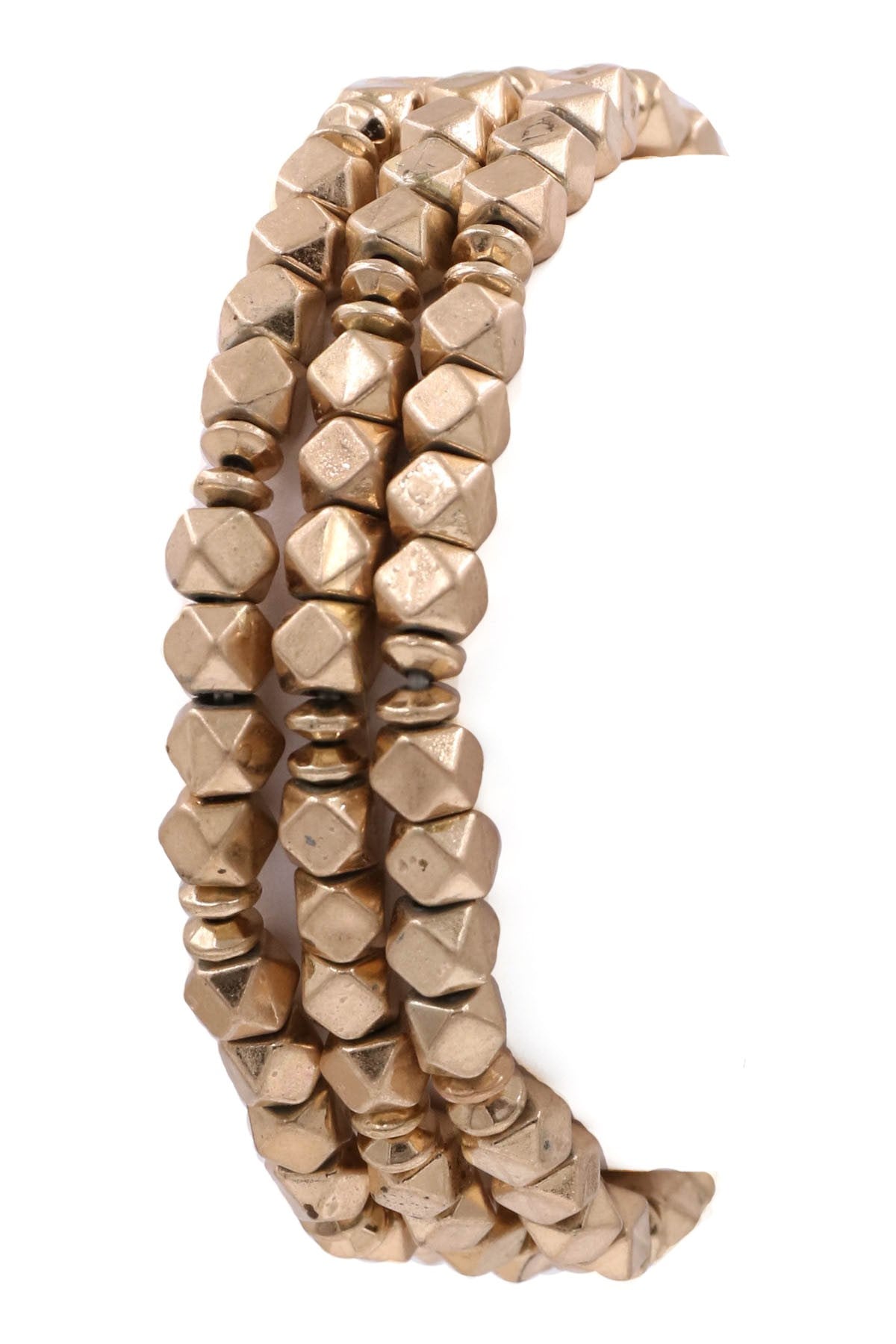 Acrylic shape bead bracelet set