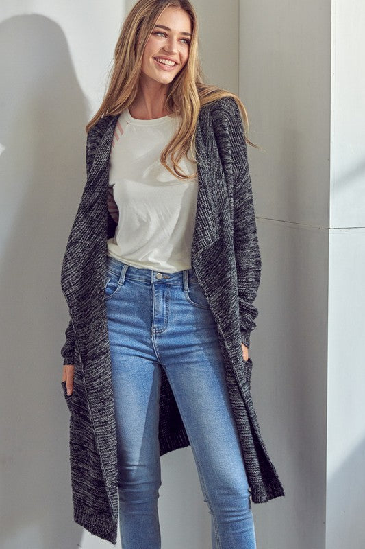 CHUNKY SWEATER KNIT CARDIGAN