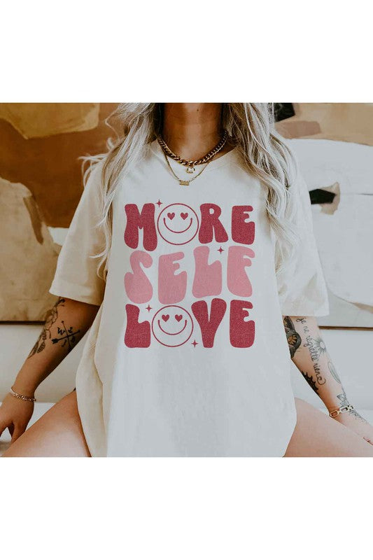 MORE SELF LOVE VALENTINE GRAPHIC TEE