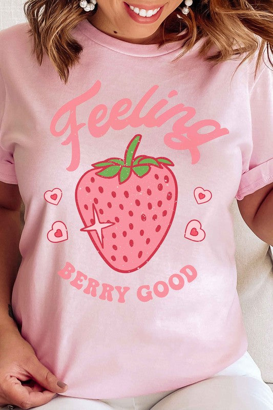 FEELING BERRY GOOD GRAPHIC TEE