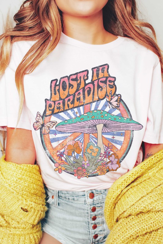 GROOVY LOST IN PARADISE GRAPHIC TEE