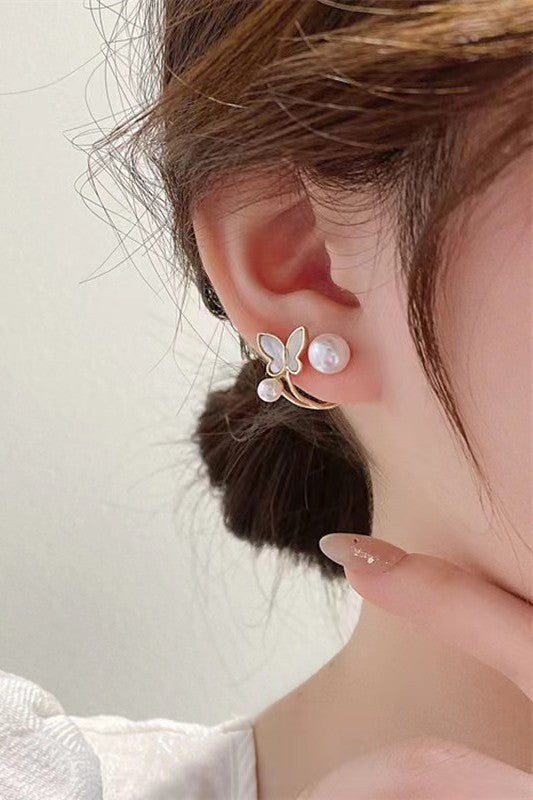 Belisse Geo Cutout Hoop Earrings