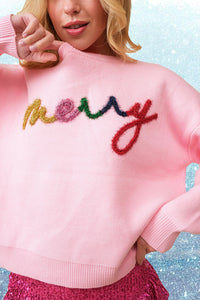 Pre Order For November! Merry Letter Christmas Sweater
