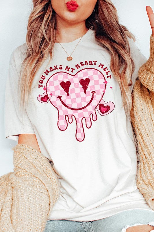 You make my heart melt graphic top