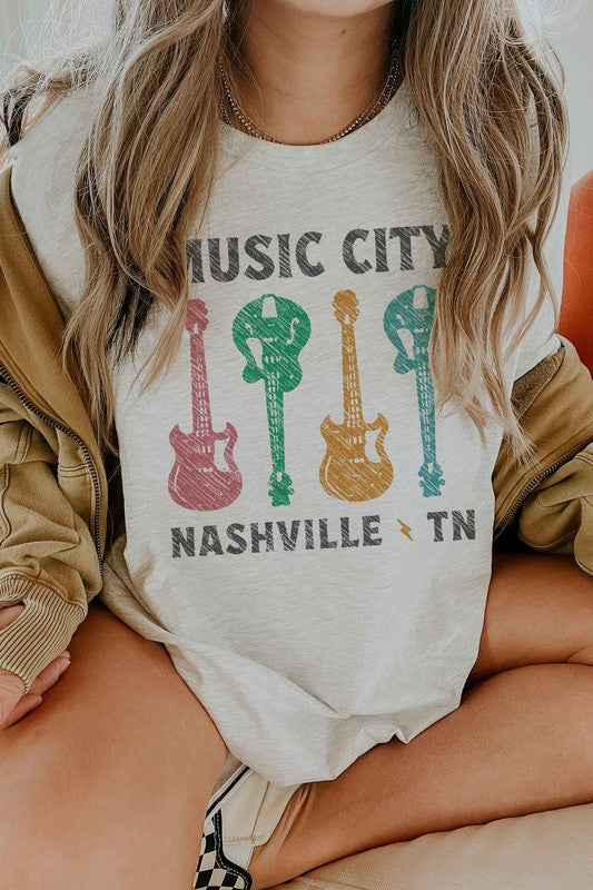 MUSIC CITY TENNESSEE GRAPHIC TEE