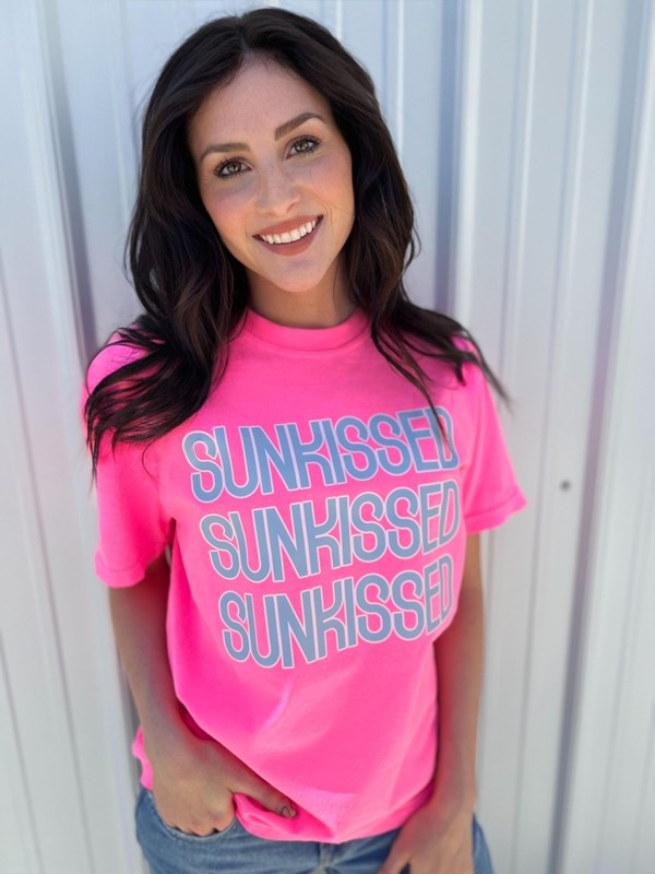 Repeating Neon Sunkissed Tee