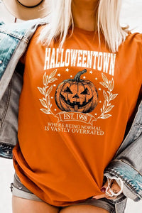 Halloweentown Pumpkin Graphic T Shirts