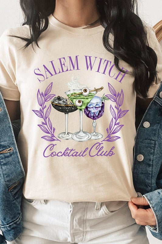 Salem Witchy Cocktail Club Graphic T Shirts