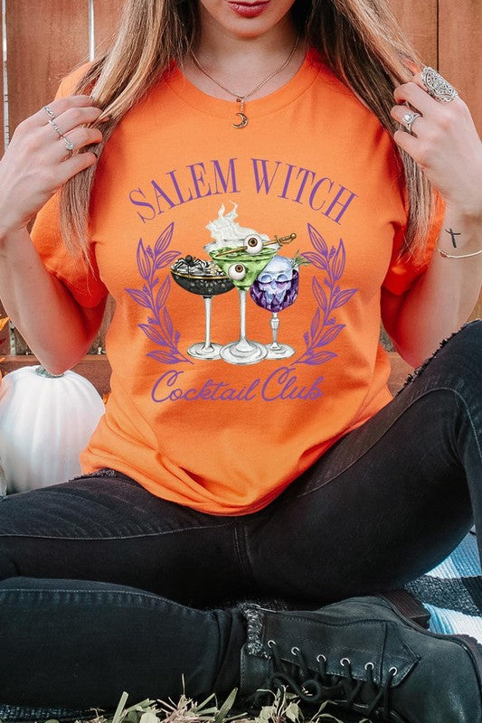 Salem Witchy Cocktail Club Graphic T Shirts