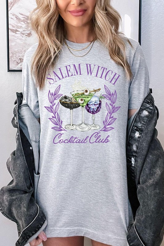 Salem Witchy Cocktail Club Graphic T Shirts