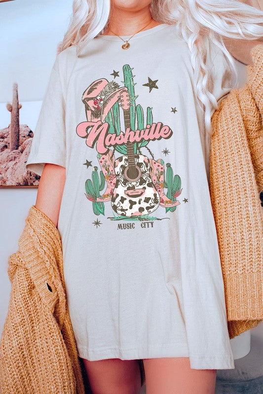 Nashville Music City Graphic Tee