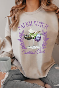 Salem Witchy Graphic Fleece Sweatshirts