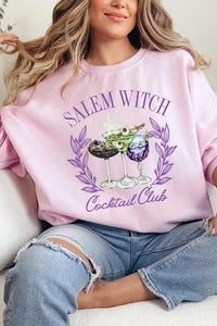 Salem Witchy Graphic Fleece Sweatshirts