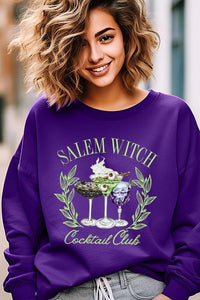 Salem Witchy Graphic Fleece Sweatshirts