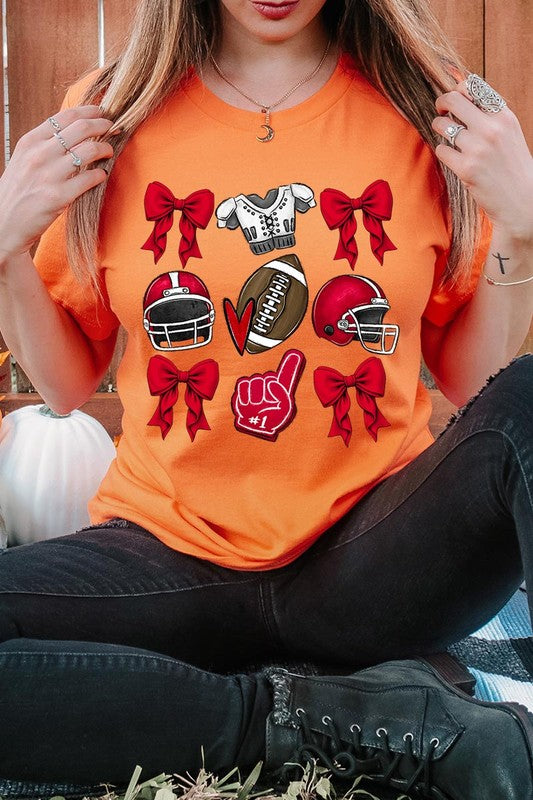 Coquette Football Graphic Tee