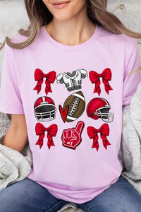 Coquette Football Graphic Tee