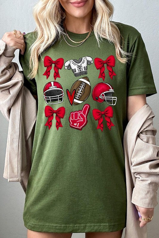 Coquette Football Graphic Tee