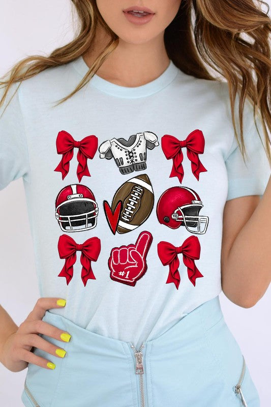 Coquette Football Graphic Tee